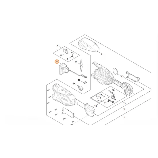 STIHL  Moduł elektroniczny FA07 430 1450